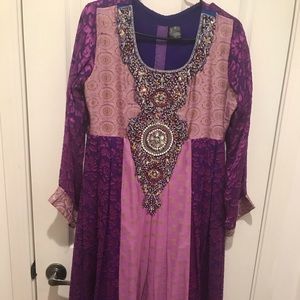 Gorgeous heavy stone work shalwar Kameez